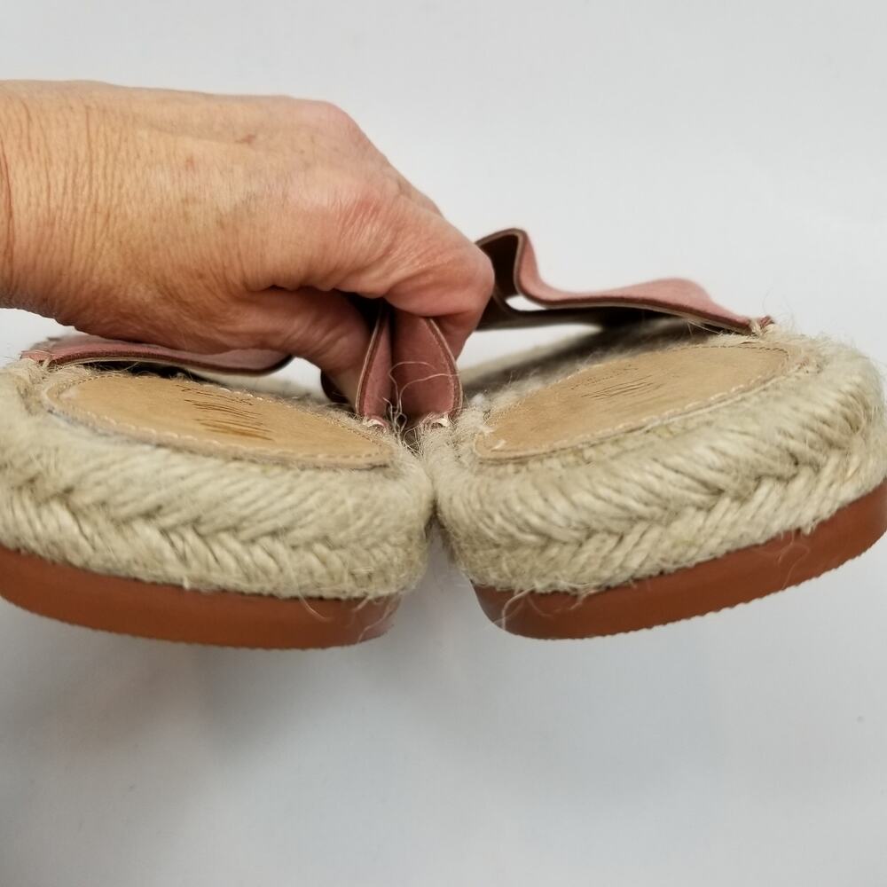 Mi.iM NWOB Ella Rose Pink CrissCross Espadrille Slides Sandals Size 9 - Picture 4 of 7